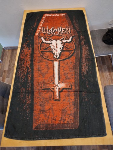 Wacken woa handtuch old school - woa,