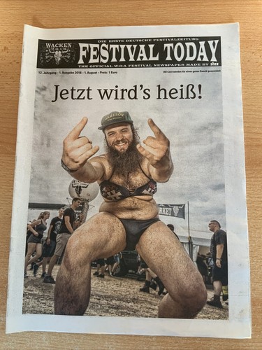 Zeitung wacken festival today - wacken,