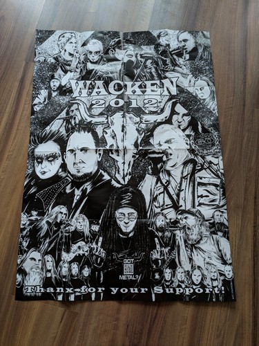 2012 wacken woa poster - w:o:a,