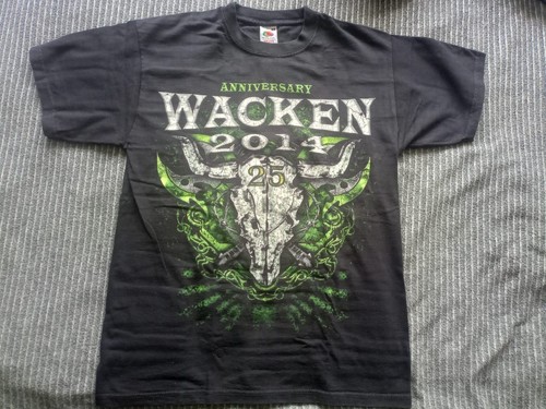 Wacken festival shirt 2014 - wacken,